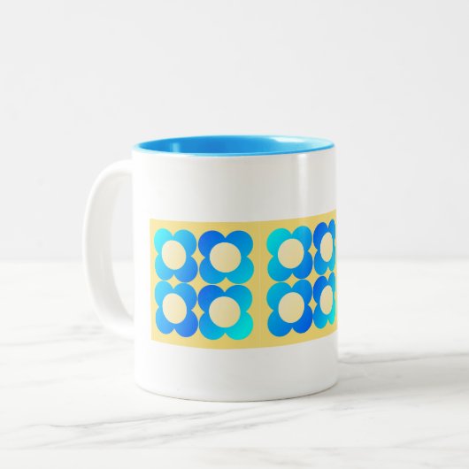 Türkisblau Lemon Tasse (Vorderseite Links)