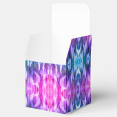 Türkisblau Lila Kaleidoskop Geschenkboxen Geschenkschachtel (Geöffnet)