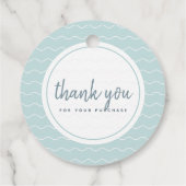 Türkisblau Sandy Beach Handmade Schmuck Geschenkanhänger (Rückseite)