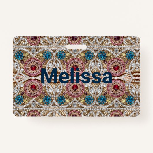 Türkisblau, silber, bordeauxrot, pink, böhmisch ausweis (Vorderseite)