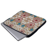 Türkisblau, silber, bordeauxrot, pink, böhmisch laptopschutzhülle (Vorne Knopf)