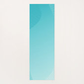 Türkisblau Yogamatte (Rückseite)