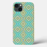 Türkisblaue Blues Alternative Diamond Pattern