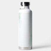 Türkisblaue Blumen Trinkflasche (Rechts)
