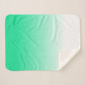 Türkisblaue Farben Minimalistische Decken (Vorderseite (Horizontal))