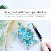 Türkisblaue Flora und Fauna