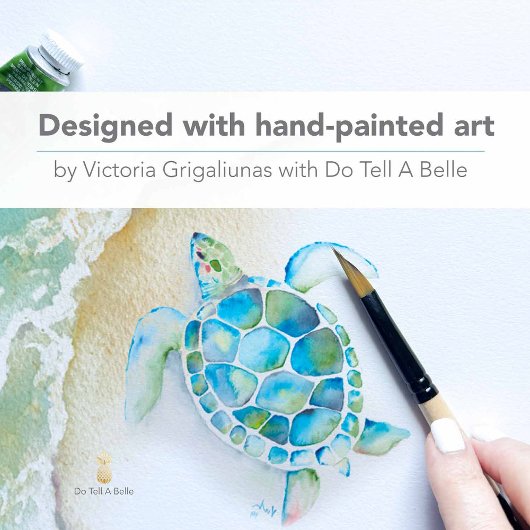 Türkisblaue Flora und Fauna