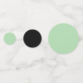 Türkisblaue geometrische Hochzeit Konfetti (Vorderseiten)