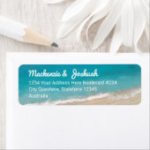 Türkisblaue Gewässer auf Sandy Beach Rücksendeadre (Insitu)