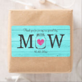 Türkisblaue Glaskeramik Hochzeitswasserflaschen (Insitu)