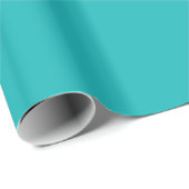 Türkisblaue Karte Geschenkpapier (Rolleneckpunkt)