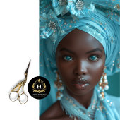 Türkisblaue Kristall-Wärmedekoupage Seidenpapier