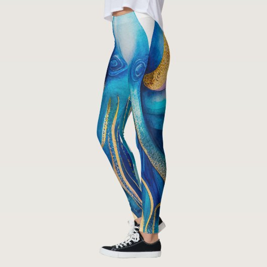 Türkisblaue Leggings (Links)