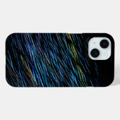 Türkisblaue Lichtmalerei 1 Case-Mate iPhone Hülle (Rückseite (Horizontal))