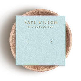 Türkisblaue Ombre Stuhlkarton-Erd-Display-Karte