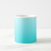 Türkisblaue Omelette-Tasse. Kaffeetasse (Mittel)