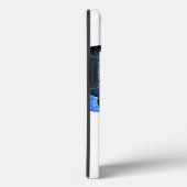 Türkisblaue personalisierte Frauenvolleyball Case-Mate iPhone Hülle (Rückseite / Rechts)