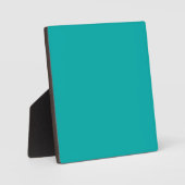 Türkisblaue Pfauendekor ist für Sie bereit Fotoplatte (Vorderseite)