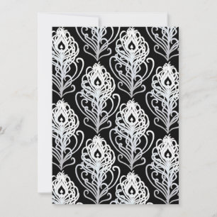 Türkisblaue Pfauenfeder Hochzeits-Einladungen Einladung