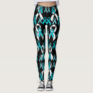 Türkisblaue Ribbons... Dysautonomie Leggings