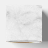 Türkisblaue Rustikale Ankerhochzeit Geschenkschachtel (Oben)