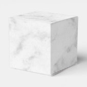 Türkisblaue Rustikale Ankerhochzeit Geschenkschachtel (Rückseite)