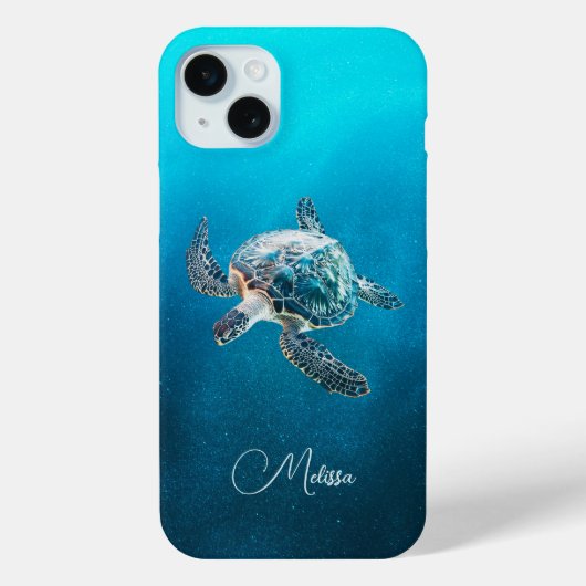 Türkisblaue Schildkröte | Küste Case-Mate iPhone Hülle (Rückseite)