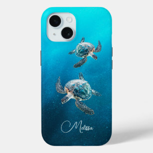 Türkisblaue Schildkröte   Küste Case-Mate iPhone Hülle