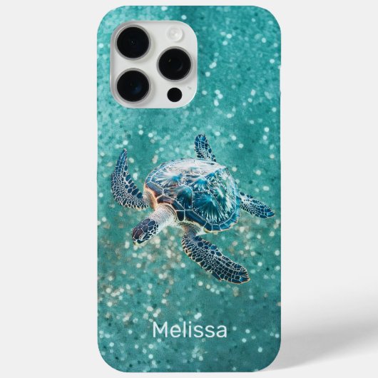 Türkisblaue Schildkröte | Küste Case-Mate iPhone Hülle (Rückseite)