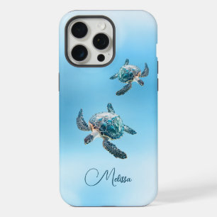 Türkisblaue Schildkröte   Küste iPhone 15 Pro Max Hülle