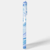 Türkisblaue Seascape-Marmor individuell anpassbar Case-Mate iPhone Hülle (Rückseite / Rechts)