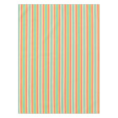 Türkisblaue Streifen Tischdecke (Vorderseite)