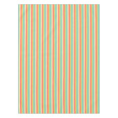 Türkisblaue Streifen Tischdecke (Vorderseite)