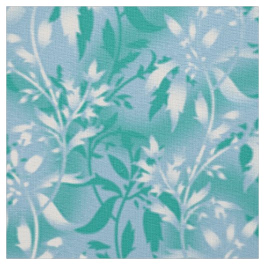 Türkisblaue Tapete. Red Steam Textile Stoff (Muster)