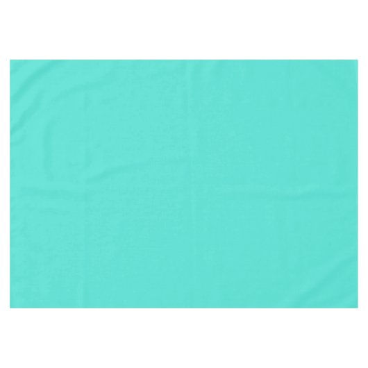 Türkisblaue Tischdecke (Vorderseite (Horizontal))