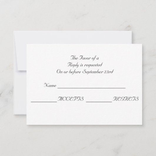 Türkisblaue Western Boots Wedding RSVP (Rückseite)