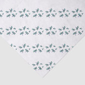 Türkisblauer Libelle Gemustert Seidenpapier (Ausschnitt)