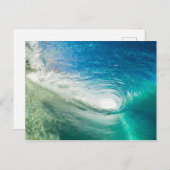 Türkisblauer Ozeanwachtunnel Postkarte (Vorne/Hinten)