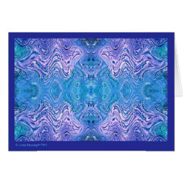 Türkisblaues Abstraktes Glas