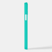 Türkisblaues Ananas-Bild iPhone 12 pro Fall iPhone Hülle (Rechte Seite)