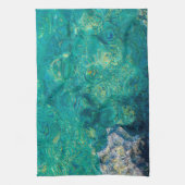 Türkisblaues Meer Geschirrtuch (Vertikal)