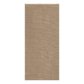 Türkisblaues "Starfish Burlap Beach Wedding Menu" Werbekarte (Hinten)