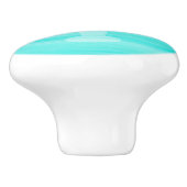 Türkisblaues Wasser mit Hummer Keramikknauf (Seitenansicht)