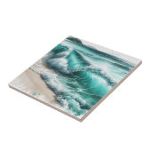 Türkisblume Fliese (Seite)