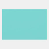 Türkisblume, mittel, hell geschenkpapier set (Vorderseite 2)