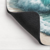 Türkisblume Mousepad (Ecke)