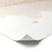 Türkisblume Poster (Ecke)