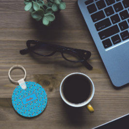 Türkisblume Wildblumen Schlüsselanhänger