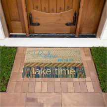 Türkisbraun-Holz-Look Imitate Burlap-Muster