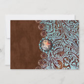 Türkisbraun Western Land Weihnachten Foto (Rückseite)